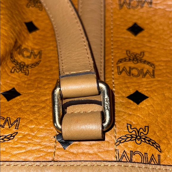 LIKE NEW MCM Brown Visetos Monogram Tote - Picture 11 of 16